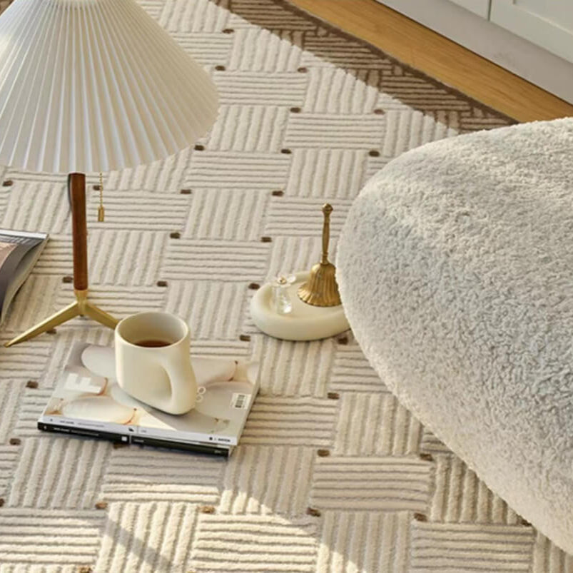 Classic Scandinavian 3D design Wilton woven carpet (Square) 