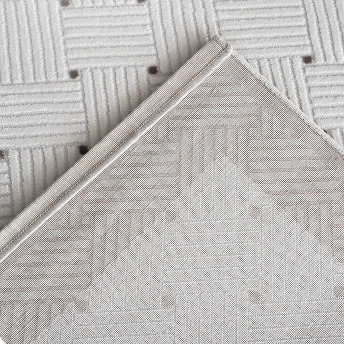 Classic Scandinavian 3D design Wilton woven carpet (Square) 