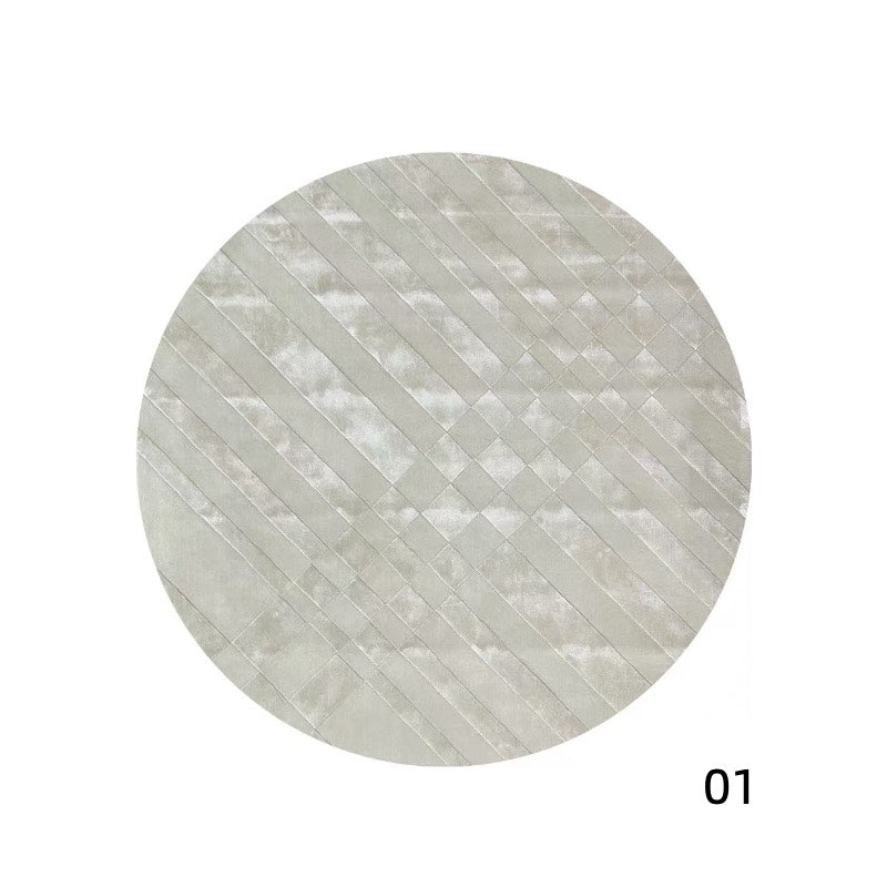 High-quality handmade tufted gun-stitched carpet (pearl)