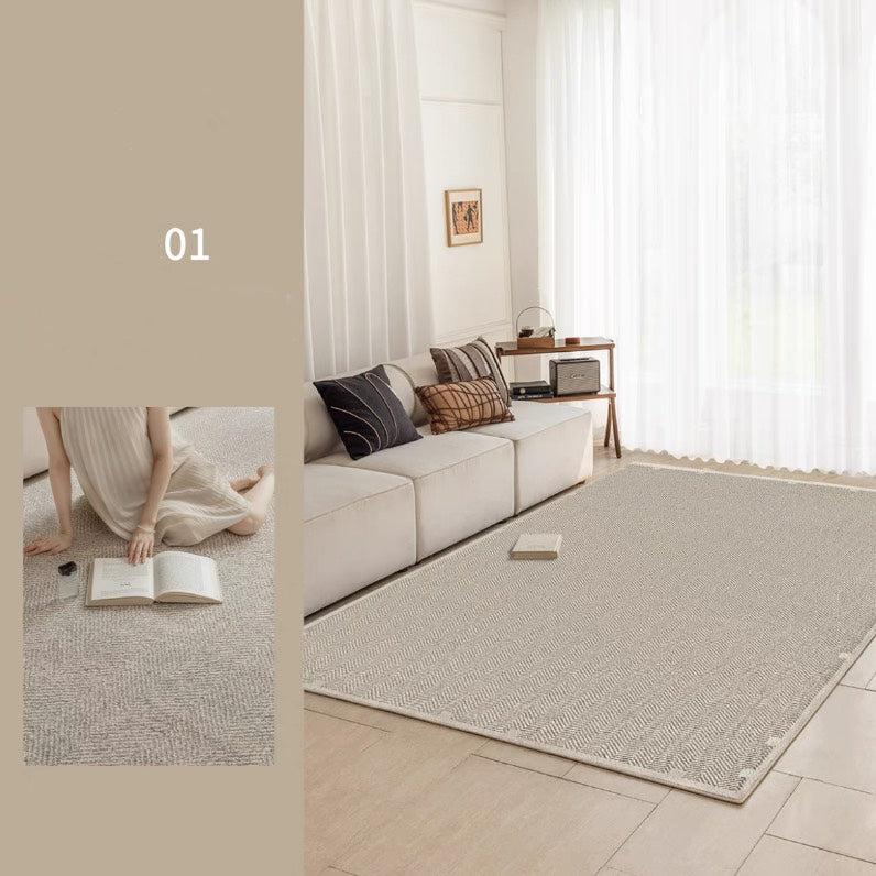 Classic Scandinavian 3D design Wilton woven carpet (Cloud) 