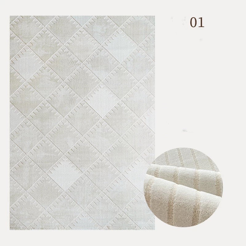 Classic Scandinavian 3D design Wilton woven carpet (Autumn Moon) 