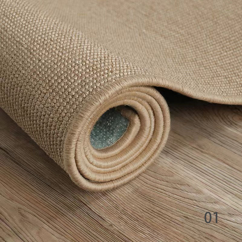 Each piece is handmade. Luxury hand-woven sisal carpet (Amber) 