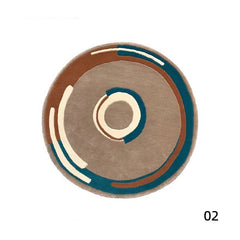 High-quality handmade tufted gun-stitched carpet (circle)