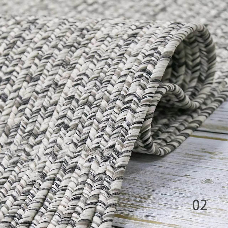 Create a natural tropical atmosphere! Hand-woven fringe carpet (SOFTY)