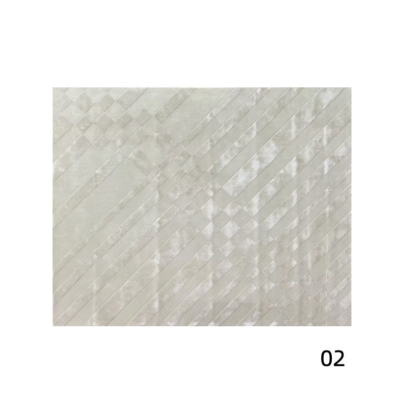 High-quality handmade tufted gun-stitched carpet (pearl)