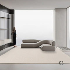 100% New Zealand wool! Angie is an extra thick plain carpet made entirely from natural materials, even on the back. 