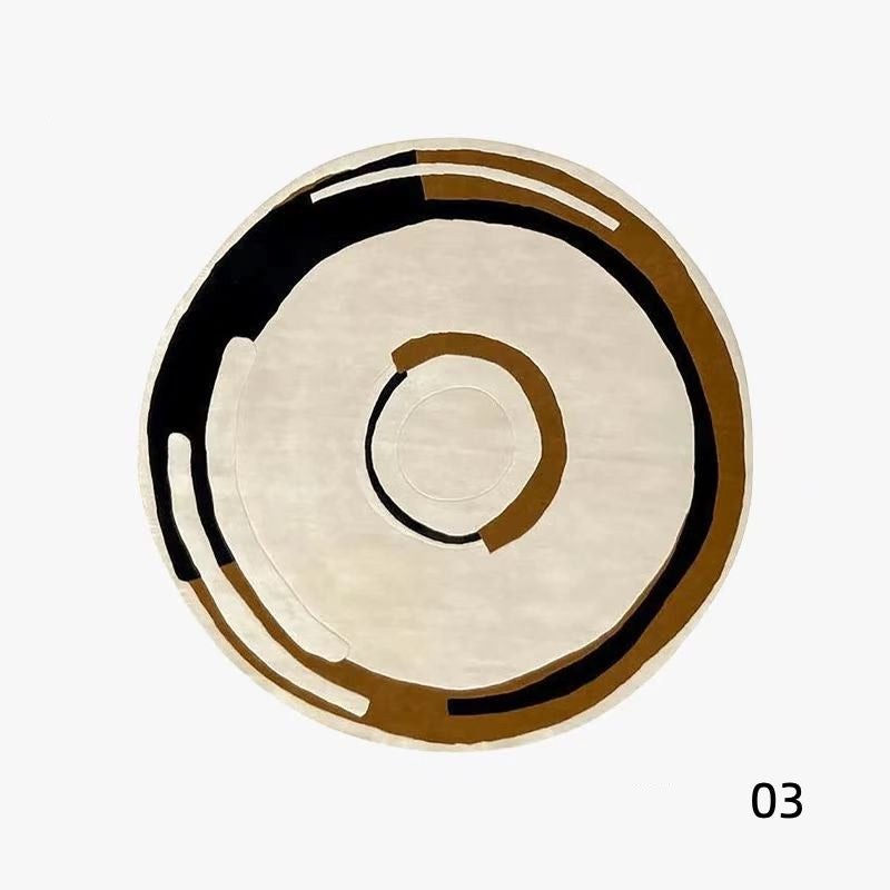 High-quality handmade tufted gun-stitched carpet (circle)