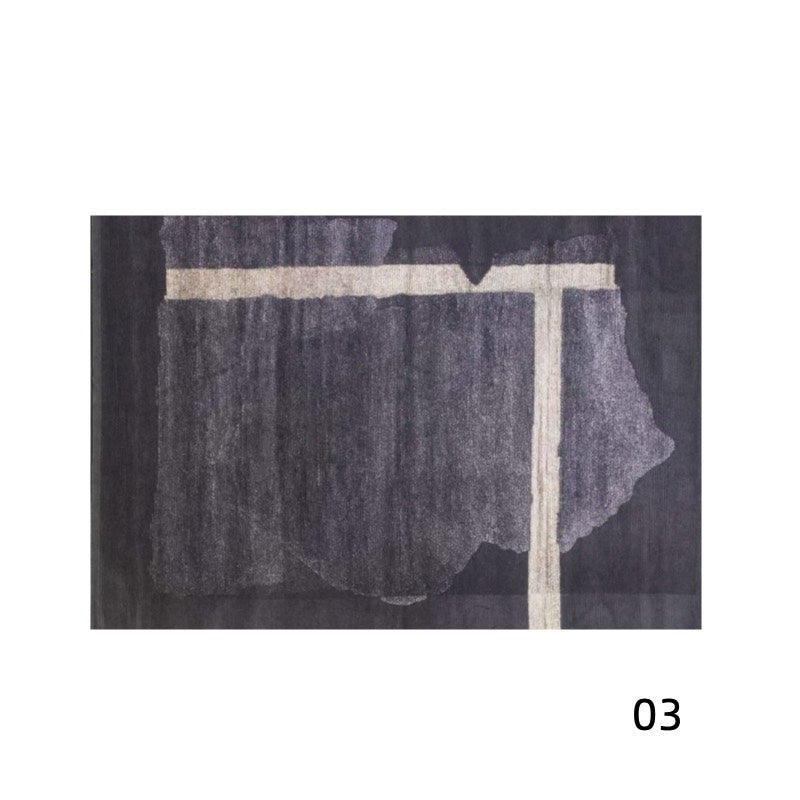 High-quality handmade tufted gun-stitched carpet (ink painting)