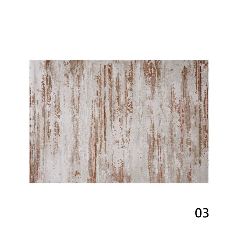 Classic Scandinavian 3D design Wilton woven carpet (meredith-orange) 
