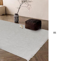 Hand-woven carpet made using only natural materials! A high-quality item that you can use for a long time (cross)