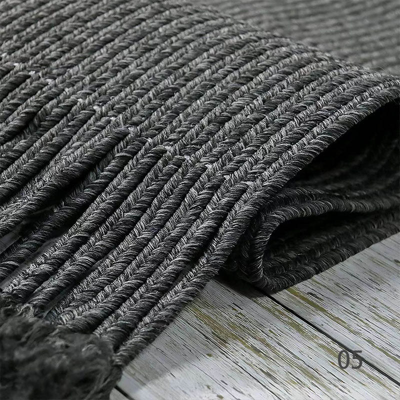 Create a natural tropical atmosphere! Hand-woven fringe carpet (SOFTY)