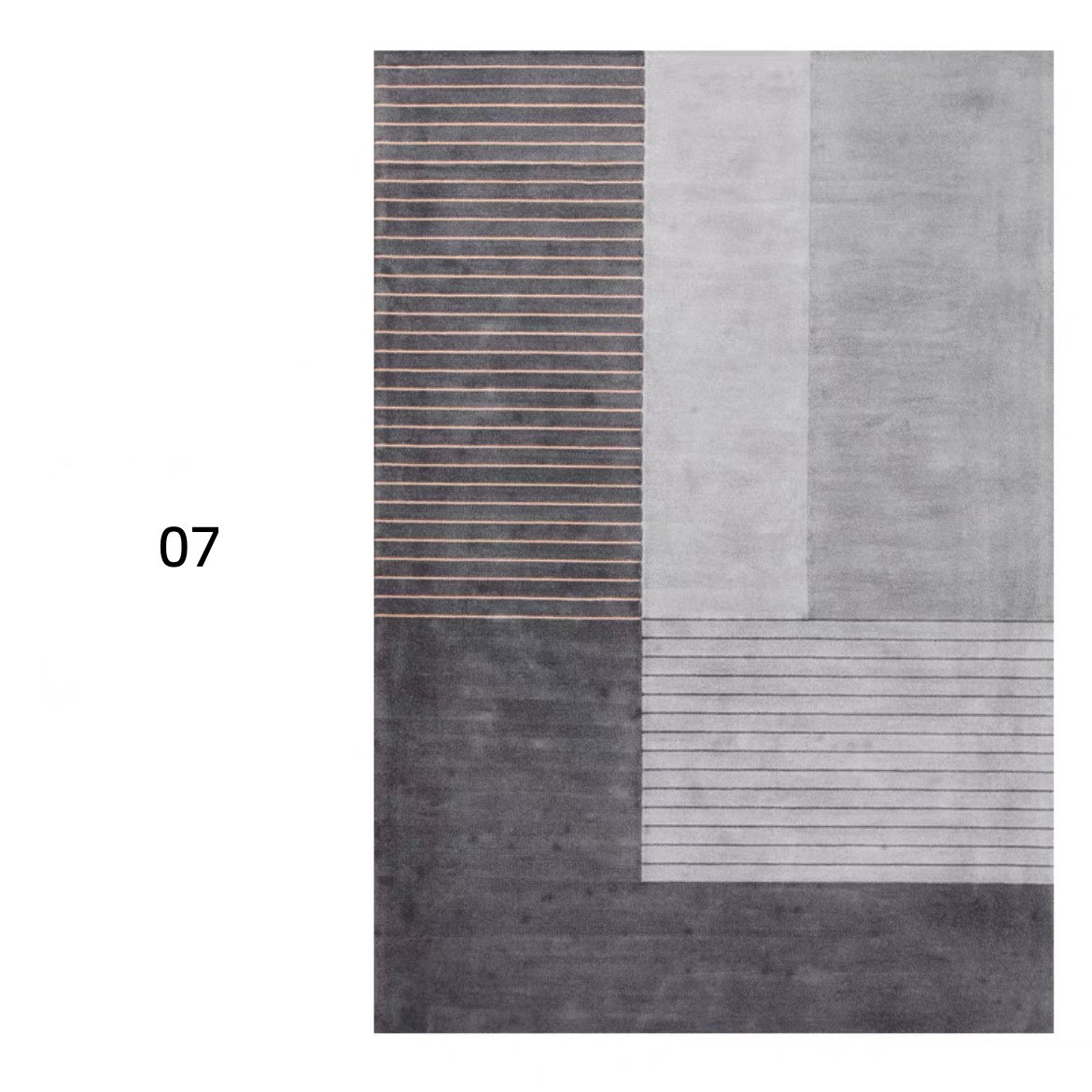 Classic Scandinavian 3D design Wilton woven carpet (Sophia AJ)