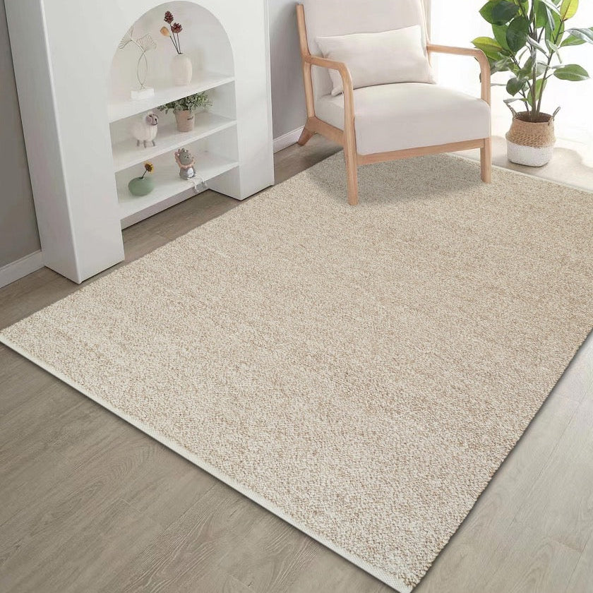 A hand-woven carpet made entirely from natural materials! A high-quality item that you can use for a long time (Twilight Snow)