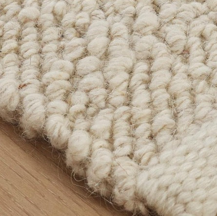 A hand-woven carpet made entirely from natural materials! A high-quality item that you can use for a long time (Twilight Snow)