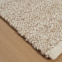 A hand-woven carpet made entirely from natural materials! A high-quality item that you can use for a long time (Twilight Snow)