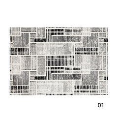 Classic Scandinavian 3D design Wilton woven carpet (Celluloid) 