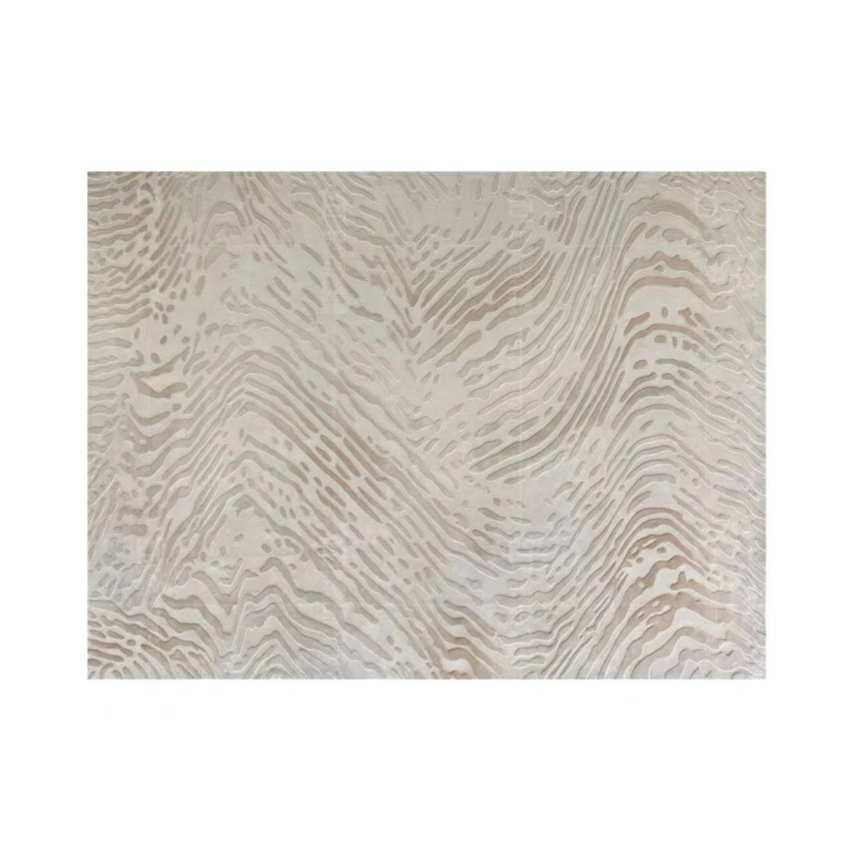 Classic Scandinavian 3D design Wilton woven carpet (moon river)
