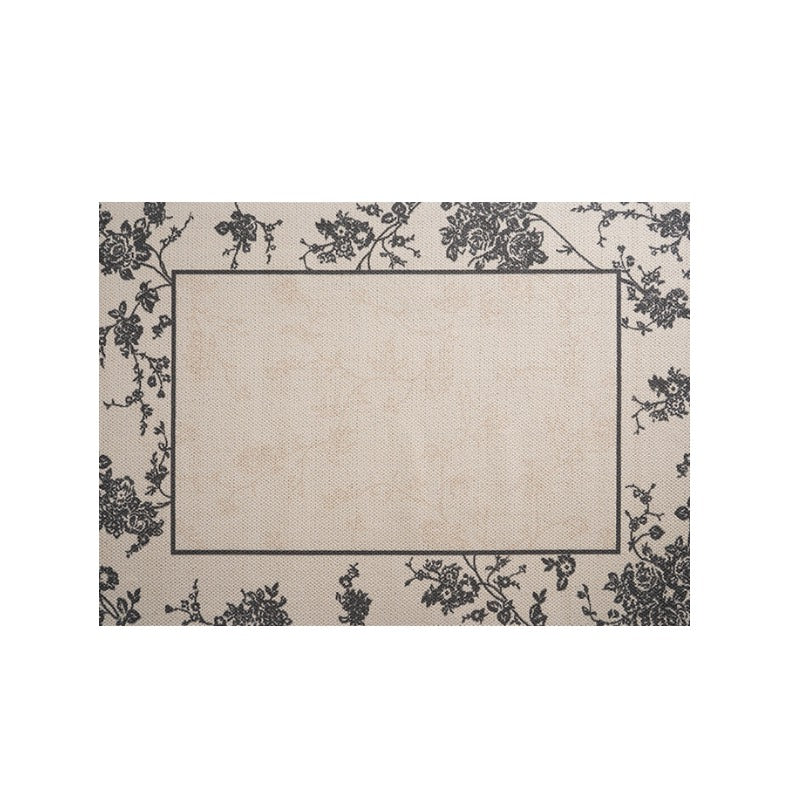 Classic Scandinavian 3D design Wilton woven carpet (Blooming Flowers)