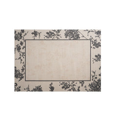 Classic Scandinavian 3D design Wilton woven carpet (Blooming Flowers)