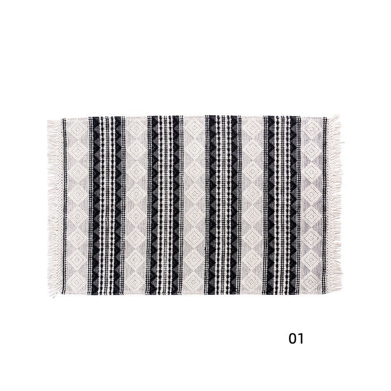 Hand-woven carpet made from only natural materials! A high-quality product that you can use for a long time (Mexico-01)