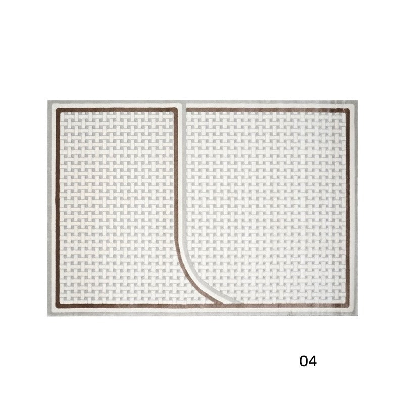 Classic Scandinavian 3D design Wilton woven carpet (Square) 