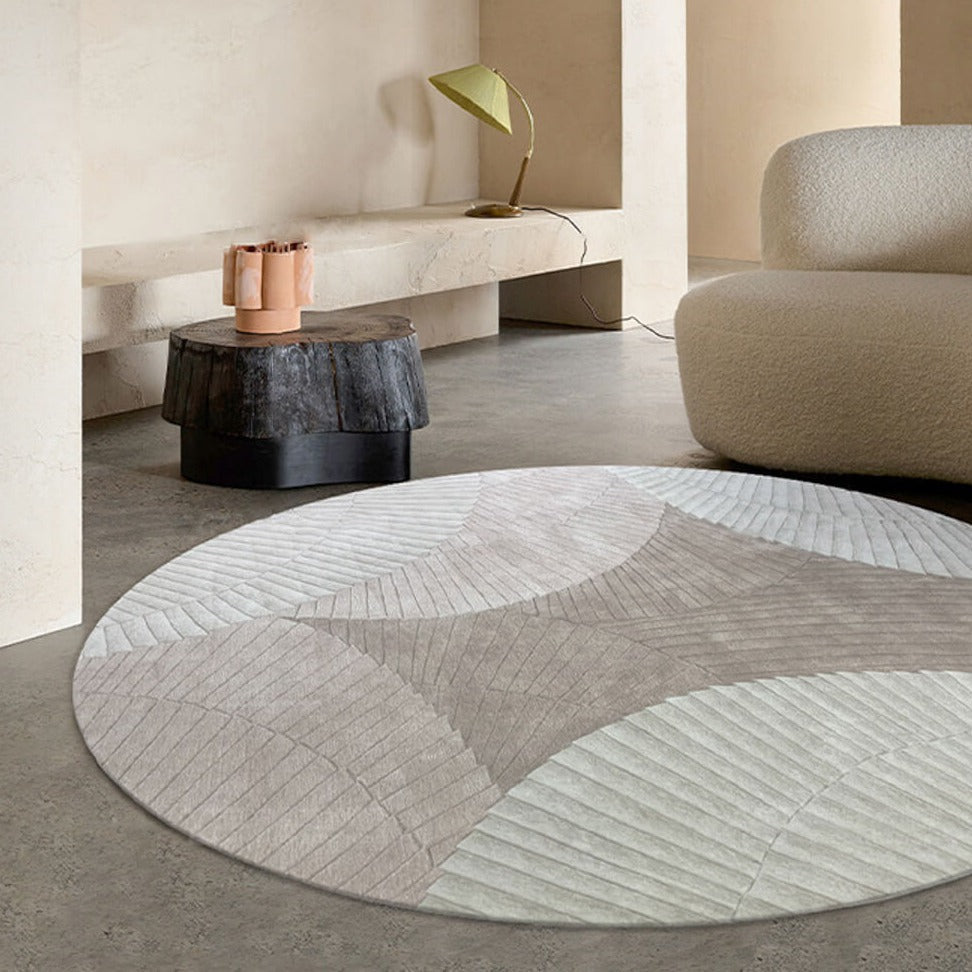 High-quality handmade tufted gun-stitched carpet (SEASHELL) 