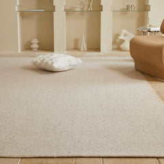 Machine-woven carpet made from 100% pure natural wool! A high-quality item that you can use for a long time (Nude) 