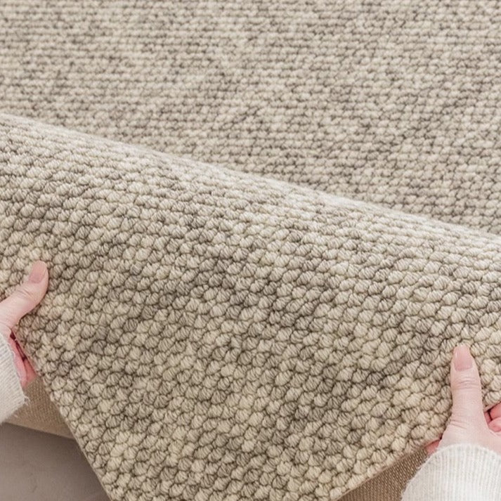 A hand-knitted carpet made from pure natural wool! A high-quality item that you can use for a long time (Tranquility) 