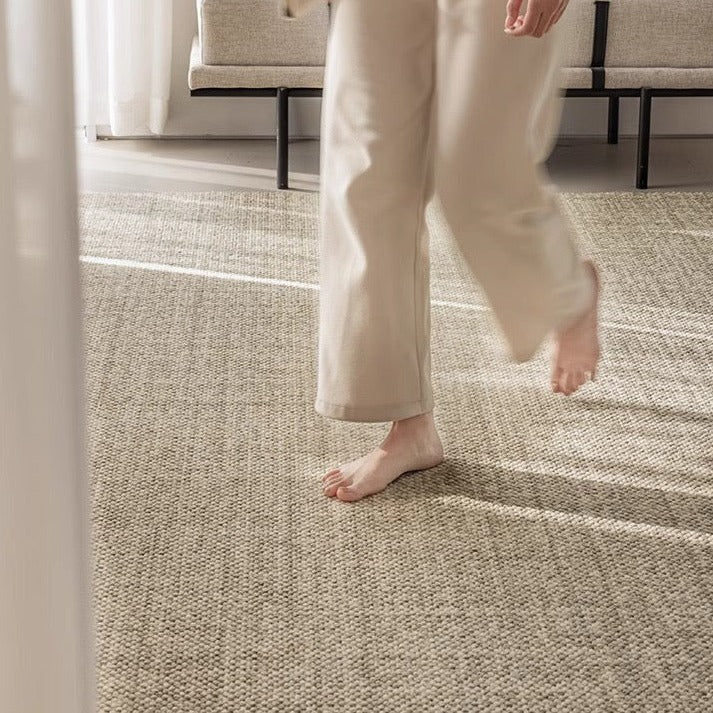 A hand-knitted carpet made from pure natural wool! A high-quality item that you can use for a long time (Tranquility) 