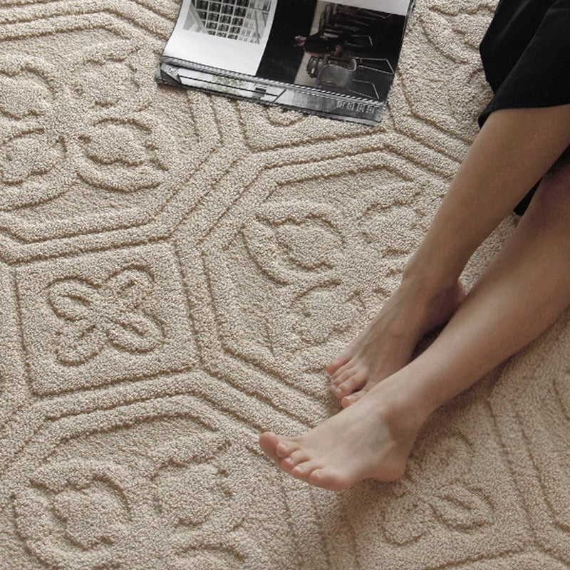 Super waterproof and water repellent! New functional material silica fiber carpet (Floating Flowers) 