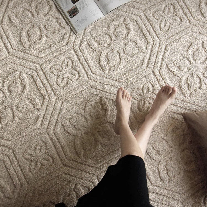 Super waterproof and water repellent! New functional material silica fiber carpet (Floating Flowers) 