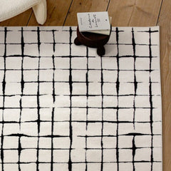 Excellent waterproofing! Scandinavian-style luxury waterproof carpet (Checkered) 