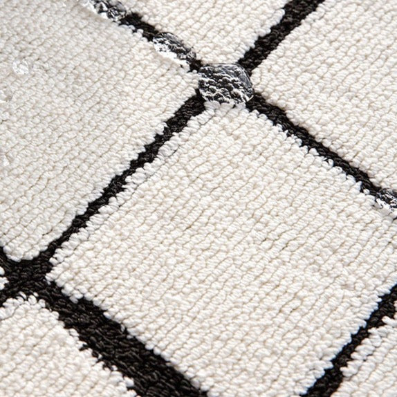 Excellent waterproofing! Scandinavian-style luxury waterproof carpet (Checkered) 