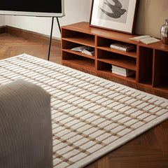 Modern French style is cute. 3D cut design luxury Wilton woven carpet (Biscuit) 