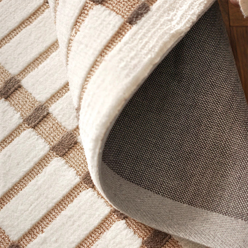 Modern French style is cute. 3D cut design luxury Wilton woven carpet (Biscuit) 
