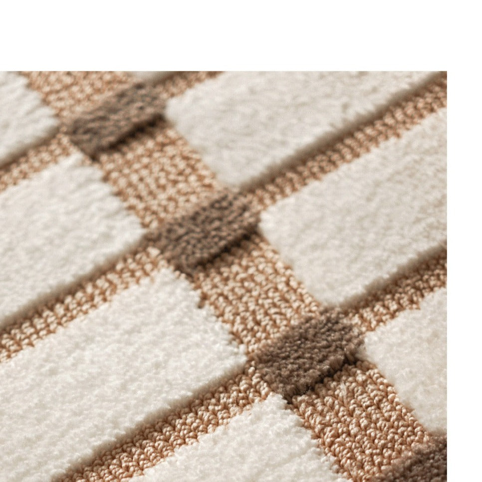 Modern French style is cute. 3D cut design luxury Wilton woven carpet (Biscuit) 