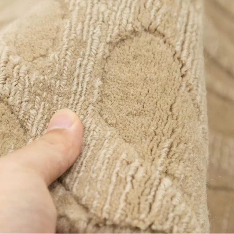 Luxury handmade tufted gun stitch carpet (Grassland)
