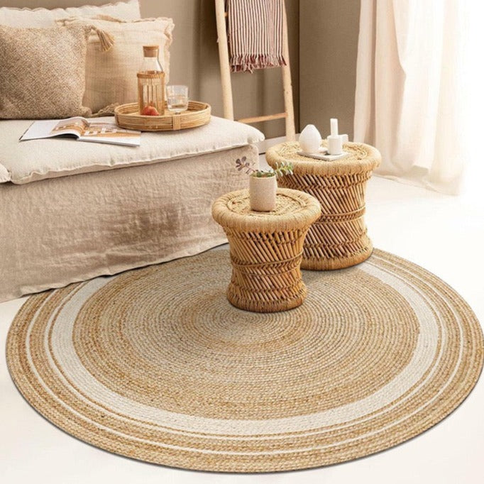 Natural jute carpets for summer (07) 