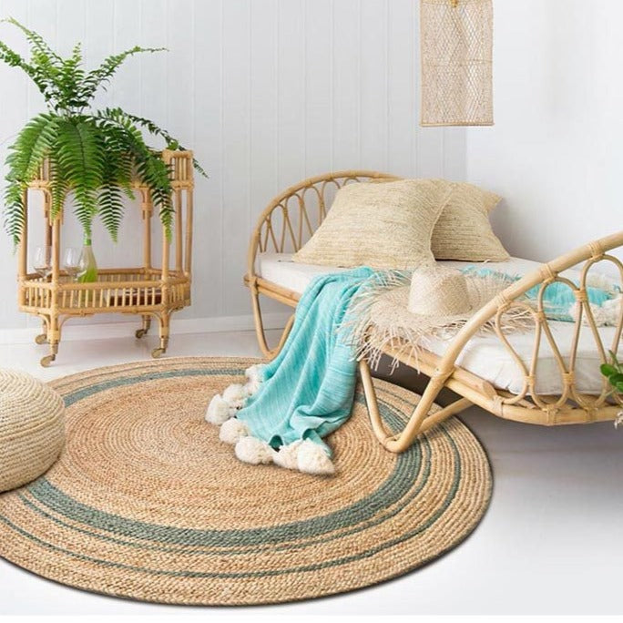 Natural jute carpets for summer (07) 