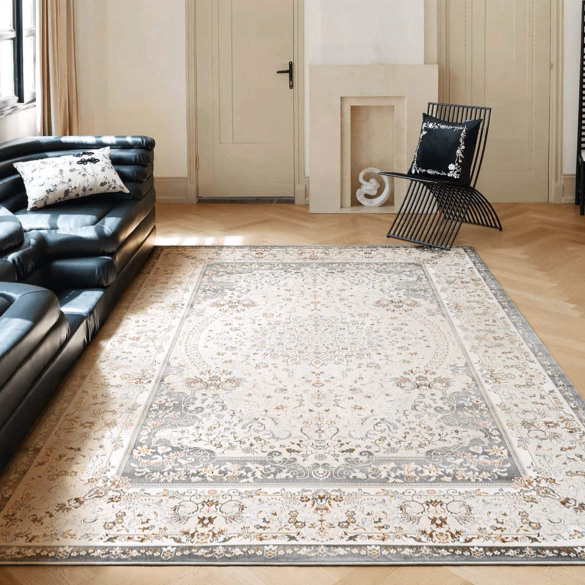 Classic Nordic 3D design Wilton woven carpet (Turkish carpet 02) 