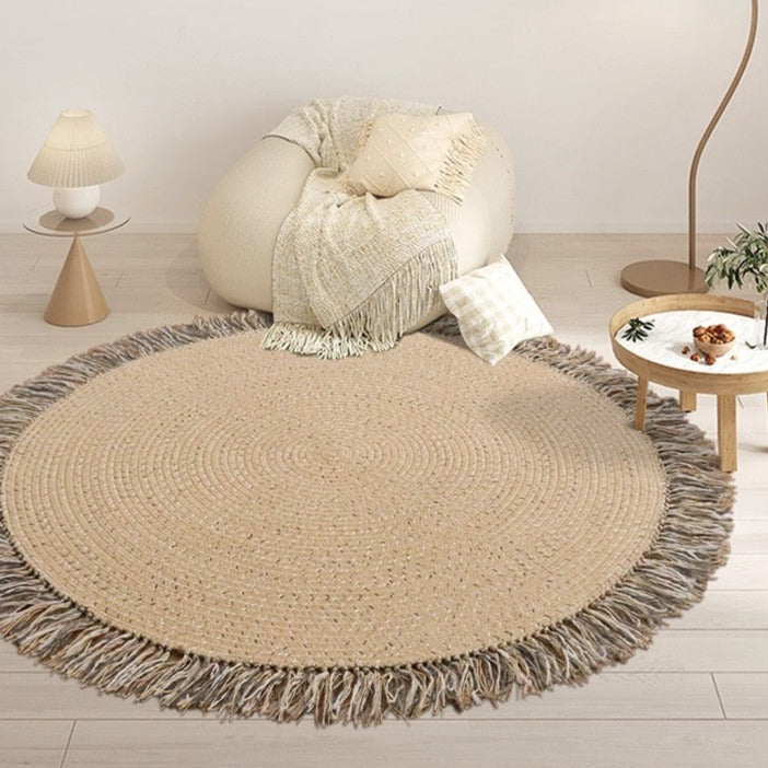 Natural jute carpets suitable for summer (03) 