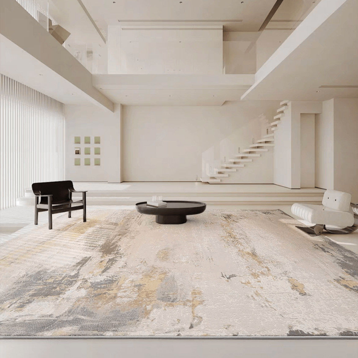 Classic Nordic 3D design Wilton woven carpet (Turkish carpet 07) 