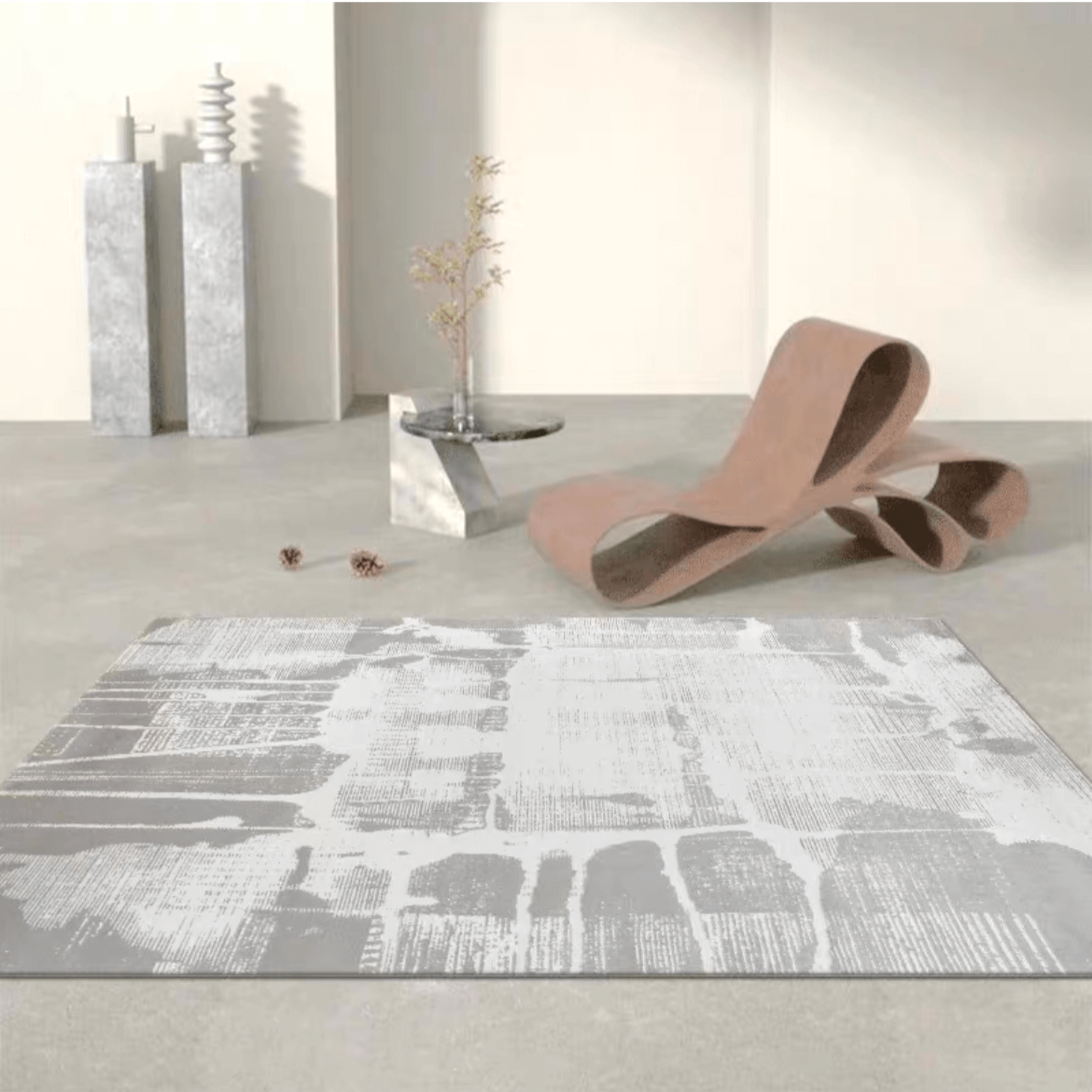 Classic Nordic 3D design Wilton woven carpet (Turkish carpet 09) 