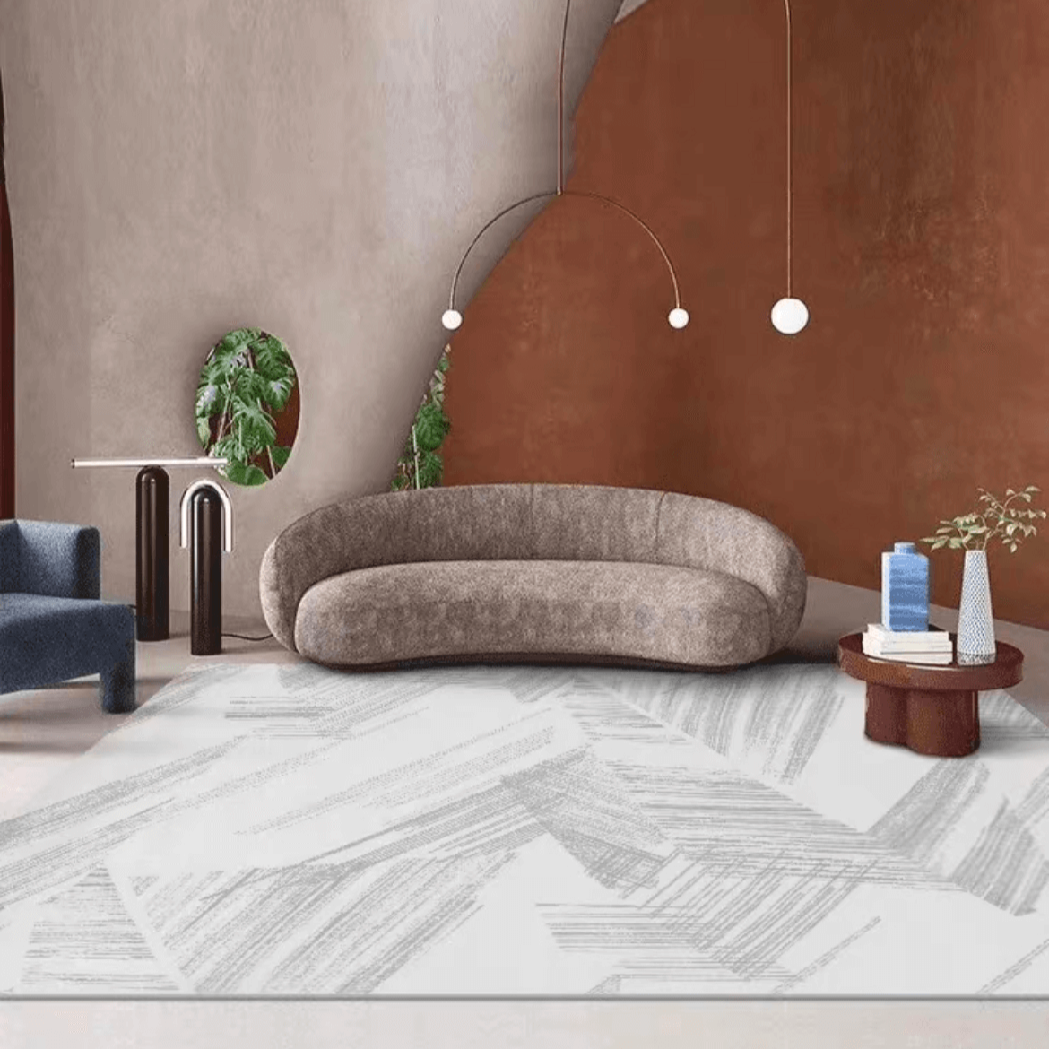 Classic Nordic 3D design Wilton woven carpet (Turkish carpet 09) 