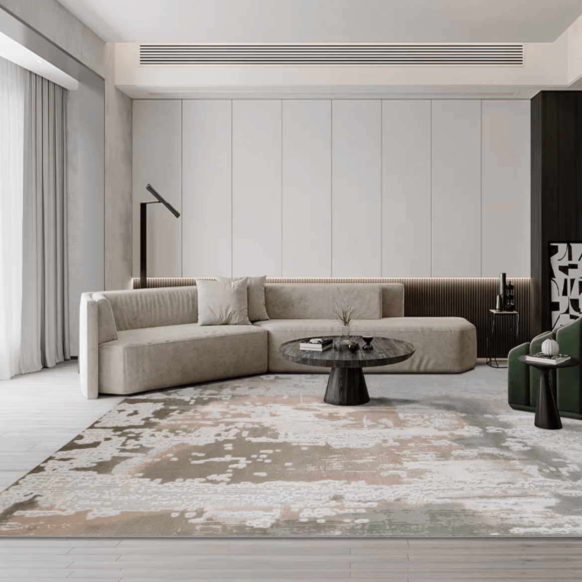 Classic Nordic 3D design Wilton woven carpet (Turkish carpet 11) 