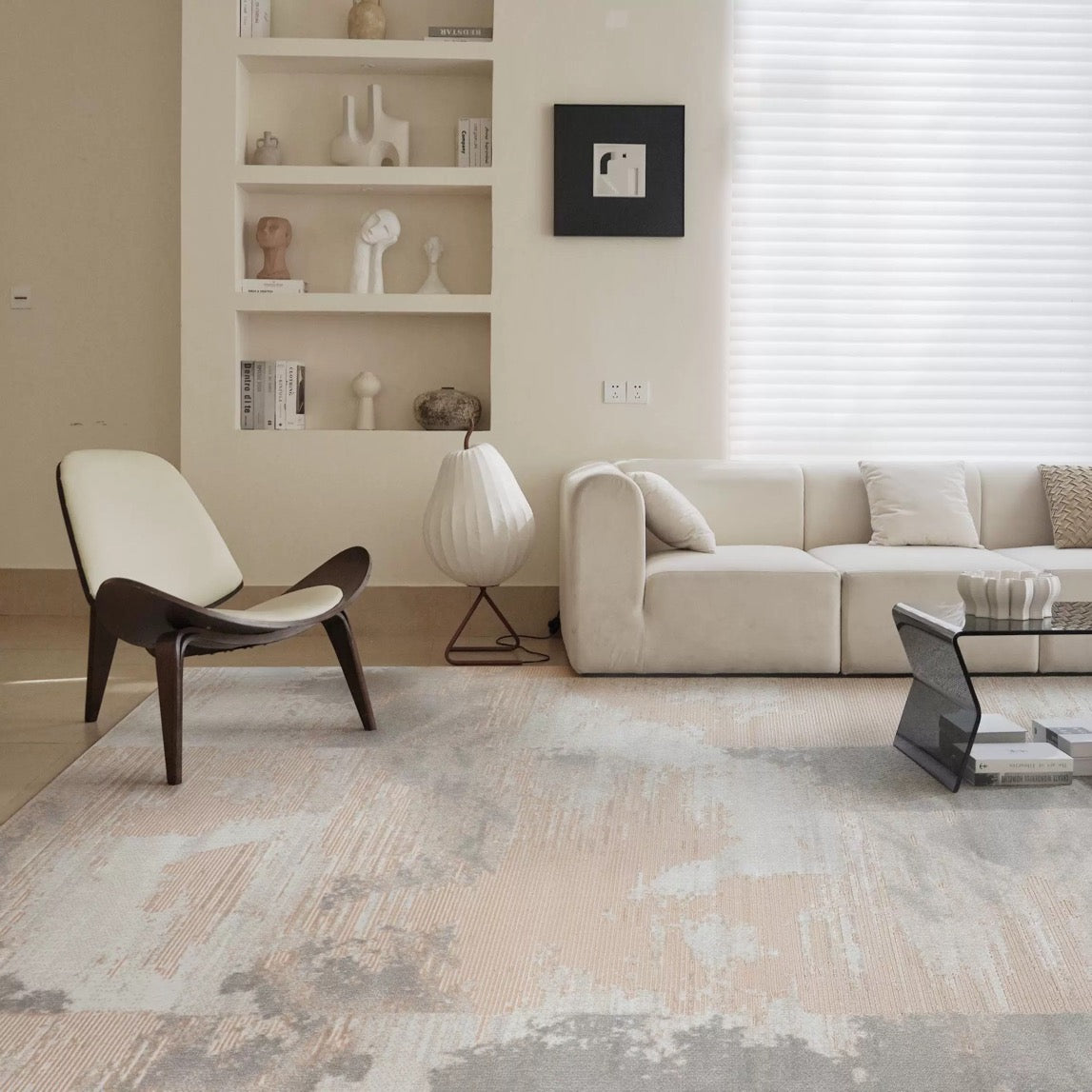 Classic Nordic 3D design Wilton woven carpet (Turkish carpet 12) 