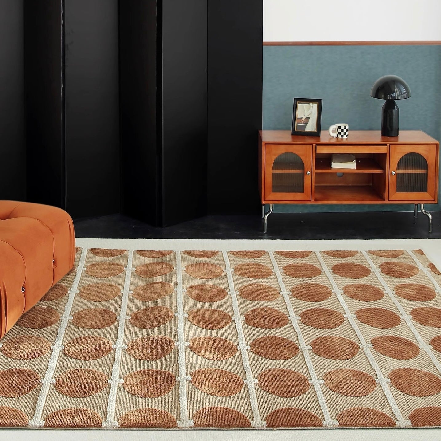 Luxury handmade tufted gun stitch carpet (American Vintage-02)