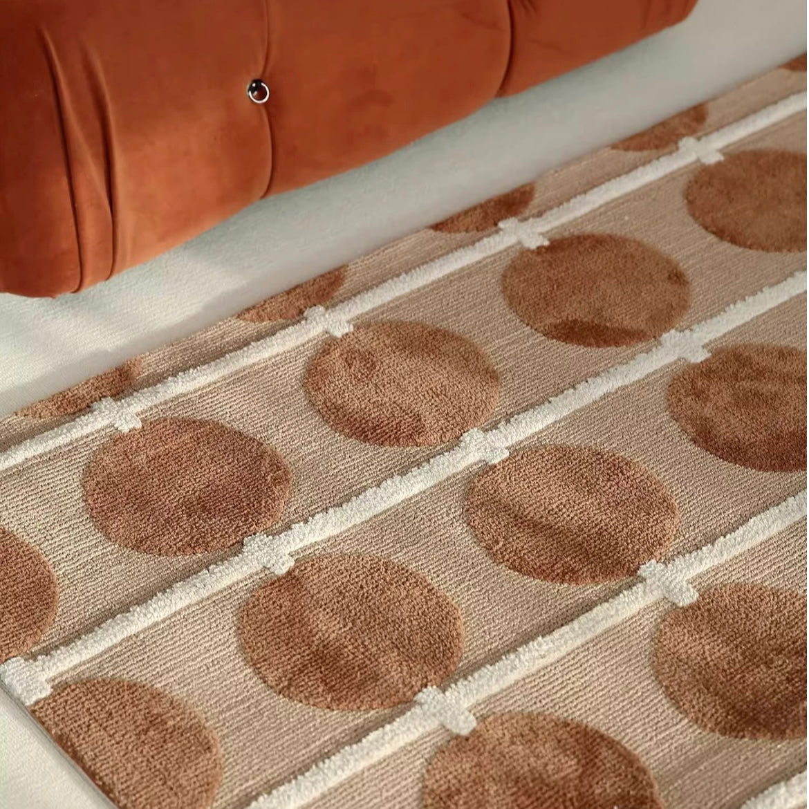 Luxury handmade tufted gun stitch carpet (American Vintage-02)