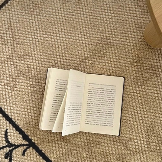 Classic Scandinavian 3D design Wilton woven carpet (Blooming Flowers)