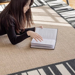 Classic Scandinavian 3D design Wilton woven carpet (Piano Keys)